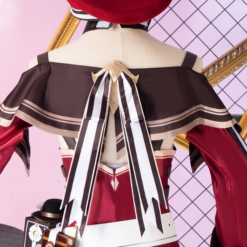 Genshin Impact Charlotte Female Cosplay Costumes