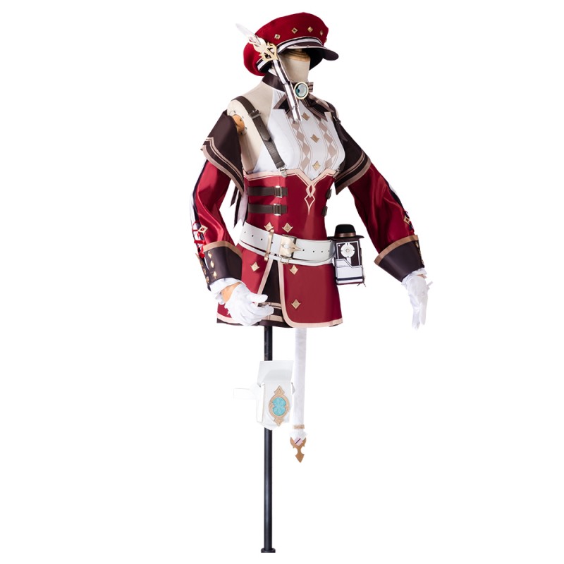 Genshin Impact Charlotte Female Cosplay Costumes