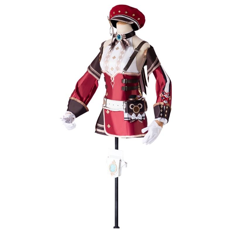 Genshin Impact Charlotte Female Cosplay Costumes