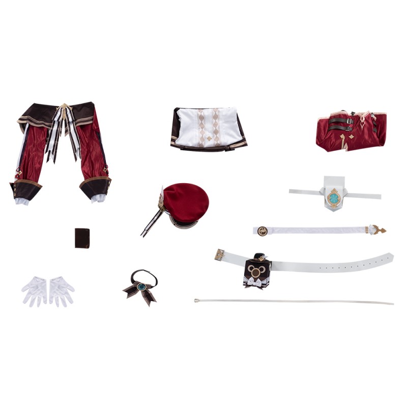 Genshin Impact Charlotte Female Cosplay Costumes