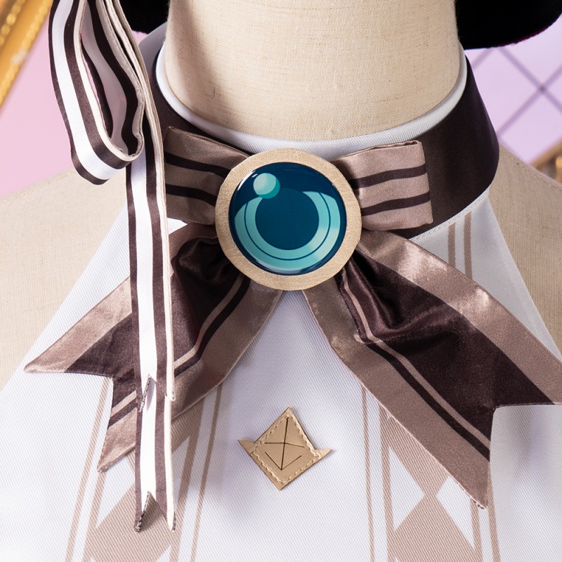 Genshin Impact Charlotte Female Cosplay Costumes