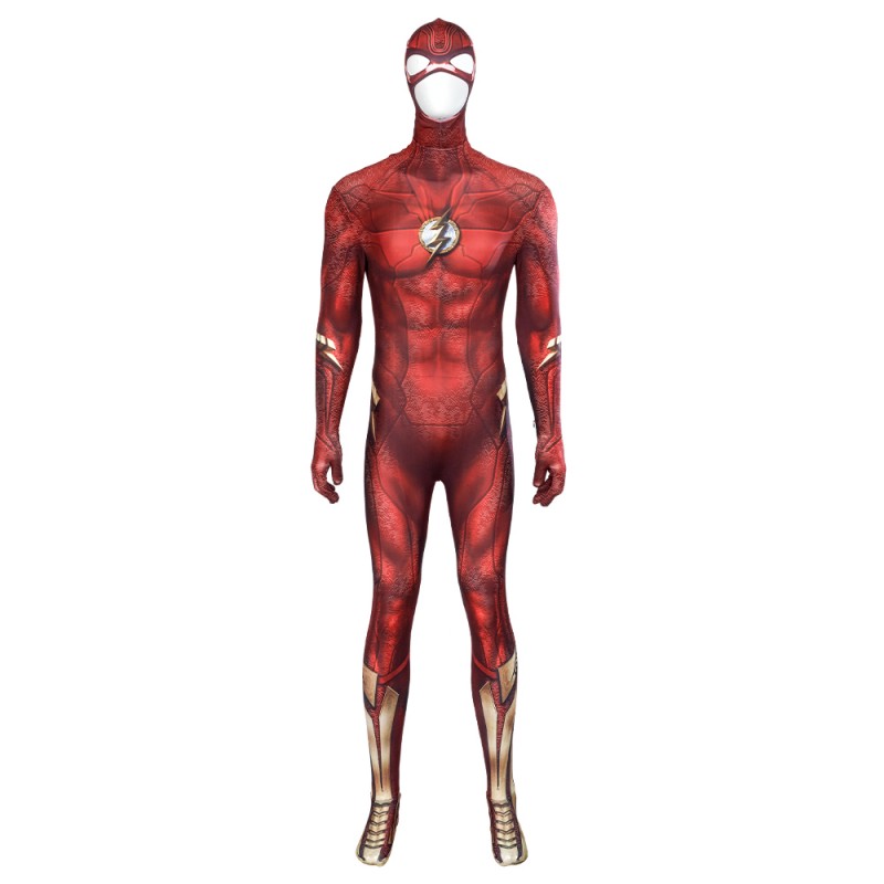 2023 Barry Allen Cosplay Costumes Halloween Suit