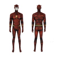 Bruce Wayne Bat Cosplay Costumes TF Barry Allen Jumpsuit