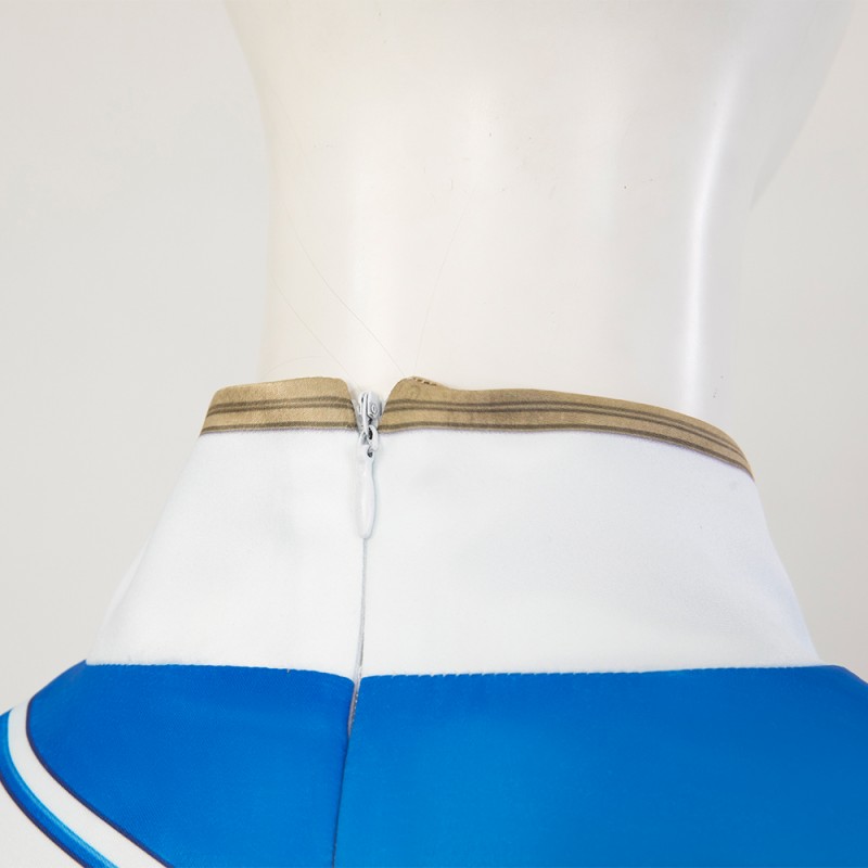 Street Fighter Women Cosplay Costume Chun Li Printed Jumpsuit Version