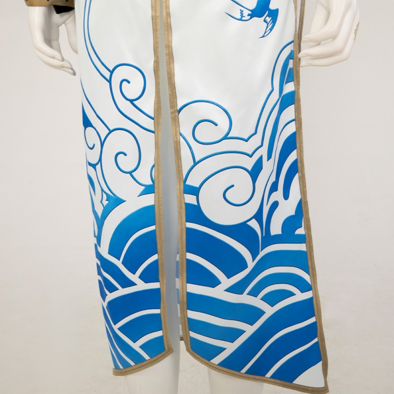 Street Fighter Women Cosplay Costume Chun Li Printed Jumpsuit Version
