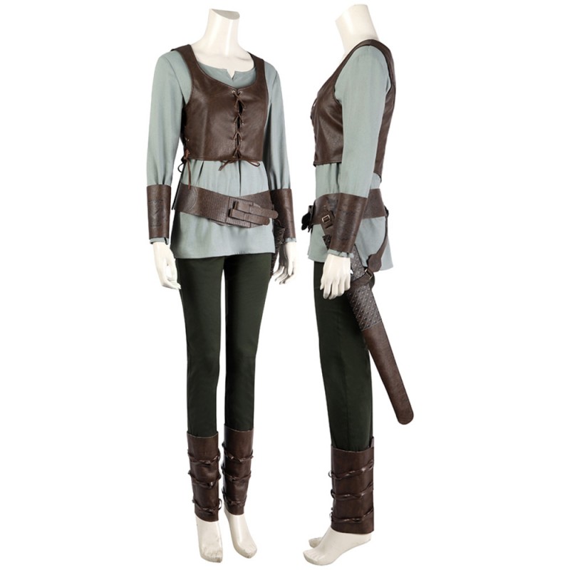Ciri Witcher Costume Witcher 3 Wild Hunt Cosplay Suit Women Halloween Outfit