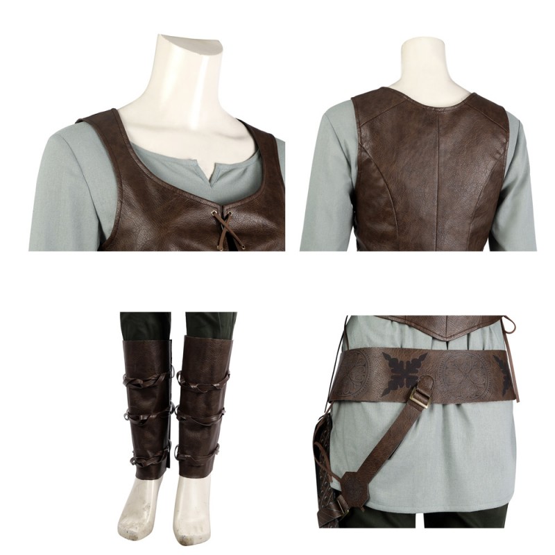Ciri Witcher Costume Witcher 3 Wild Hunt Cosplay Suit Women Halloween Outfit