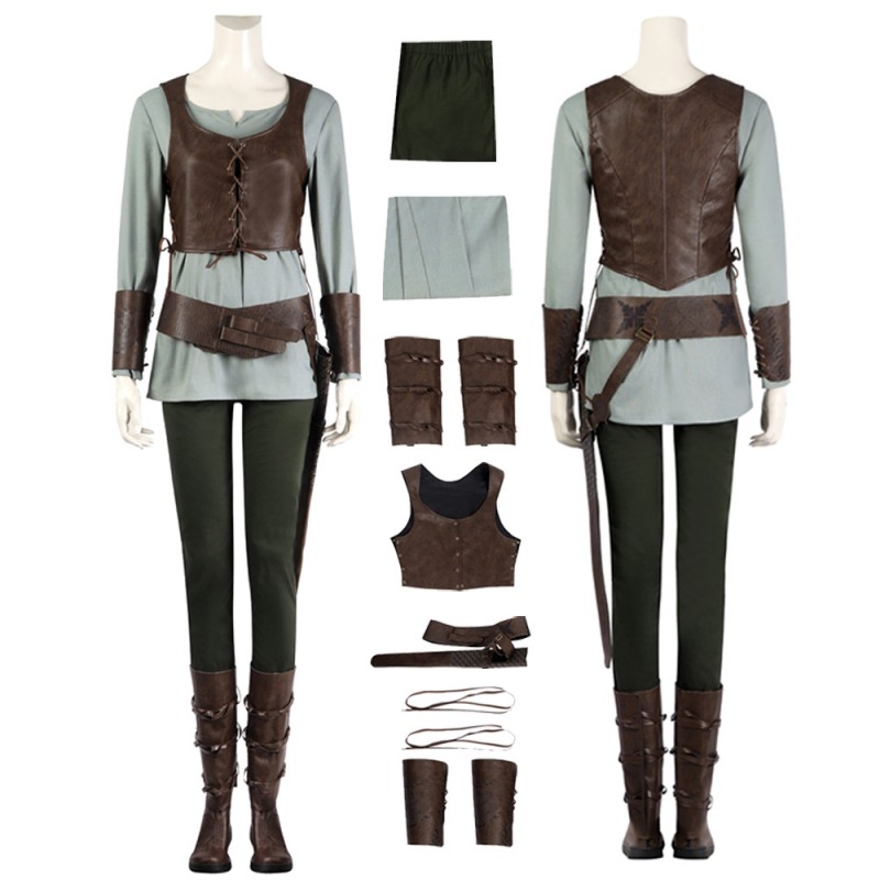 Ciri Witcher Costume Witcher 3 Wild Hunt Cosplay Suit Women Halloween Outfit