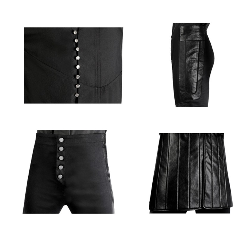 Geralt Costume Witcher 3 Wild Hunt Outfit Geralt of Rivia Cosplay Suit