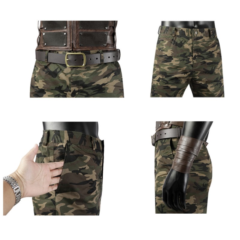 2024 Kraven Costume Kraven the Hunter Brown Halloween Cosplay Suit
