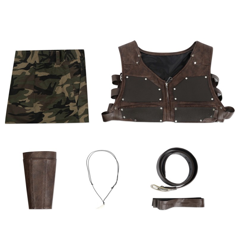 2024 Kraven Costume Kraven the Hunter Brown Halloween Cosplay Suit