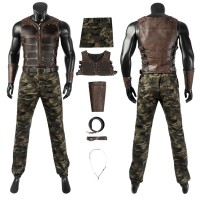 2024 Kraven Costume Kraven the Hunter Brown Halloween Cosplay Suit