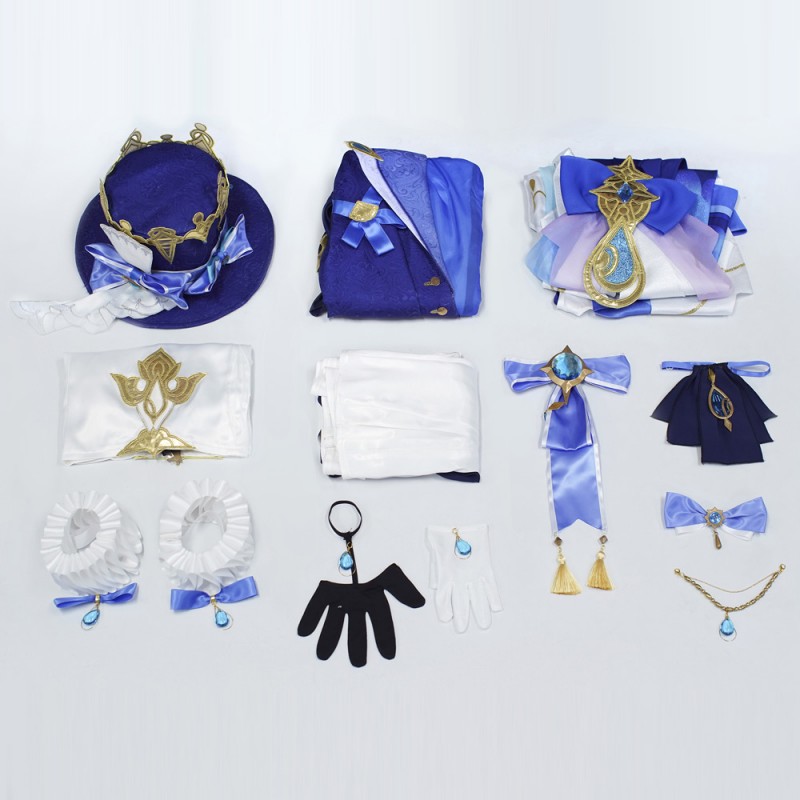 2023 Focalors Costume Game Genshin Impact Halloween Cosplay Suit
