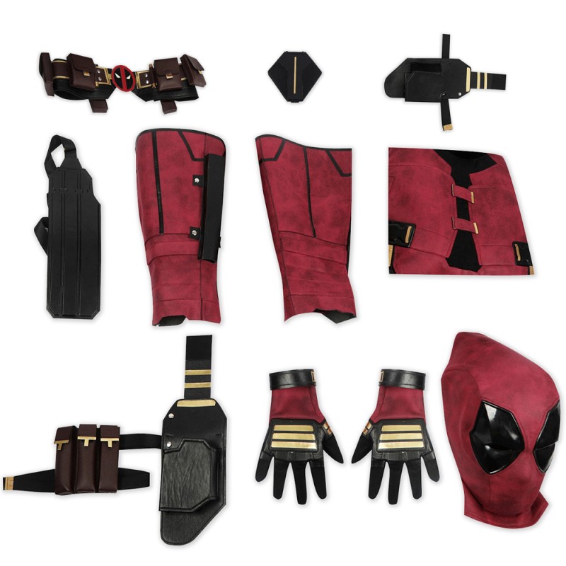 Ready To Ship - Deadpool 3 Cosplay Costume Wade Wilson New Deadpool Halloween Outfits Full Set