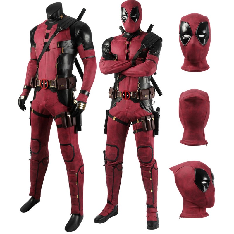 Ready To Ship - Deadpool 3 Cosplay Costume Wade Wilson New Deadpool Halloween Outfits Full Set