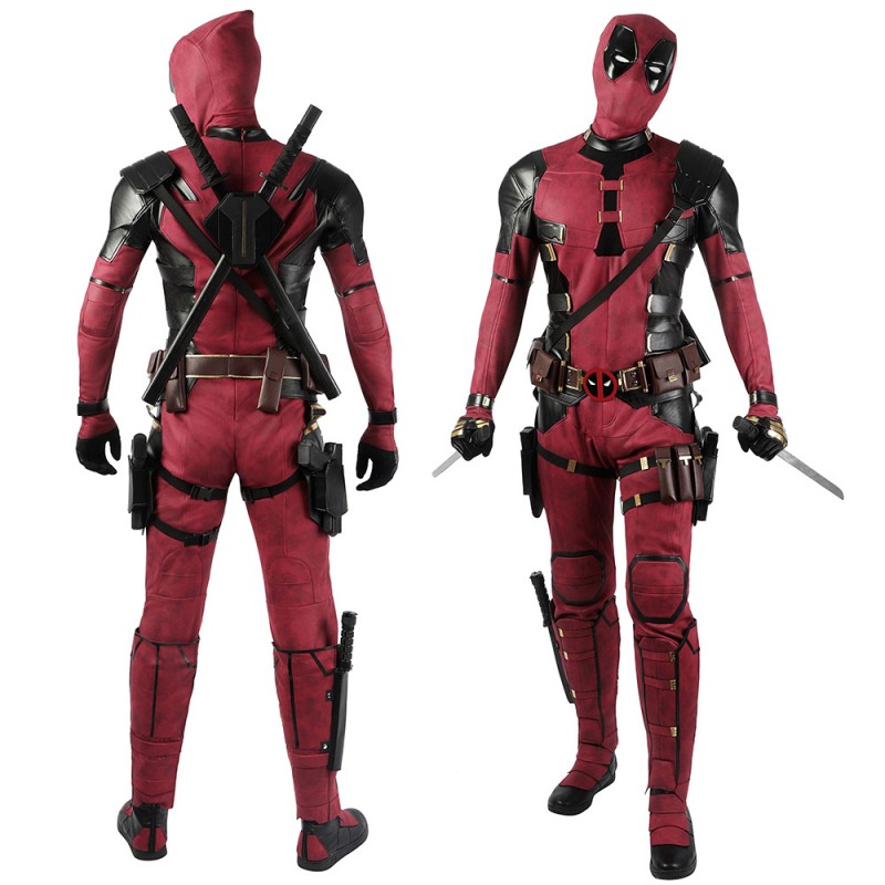 Ready To Ship - Deadpool 3 Cosplay Costume Wade Wilson New Deadpool Halloween Outfits Full Set