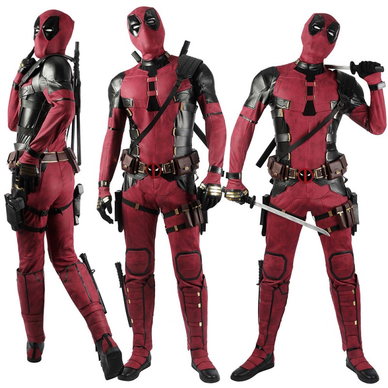 Ready To Ship - Deadpool 3 Cosplay Costume Wade Wilson New Deadpool Halloween Outfits Full Set