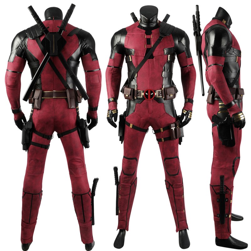 Deadpool 3 Cosplay Costume Wade Wilson New Deadpool Halloween Outfits Full Set