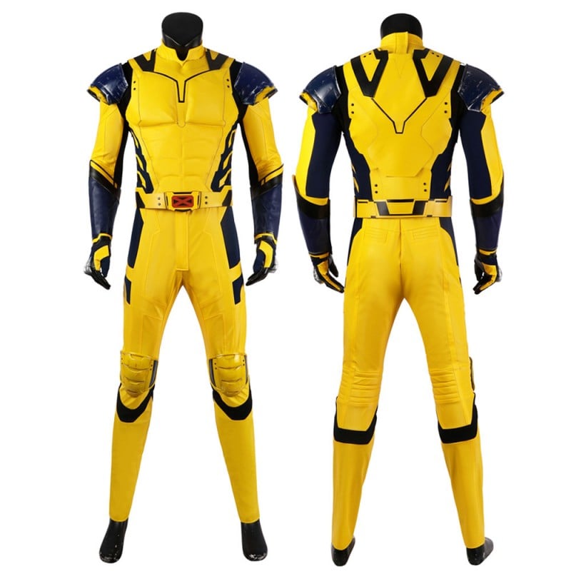 Wolverine Yellow Costume Deadpool 3 James Logan Howlett Halloween Cosplay Suit