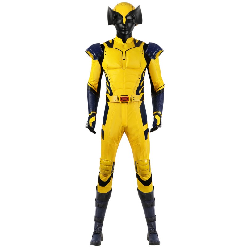 Wolverine Yellow Costume Deadpool 3 James Logan Howlett Halloween Cosplay Suit