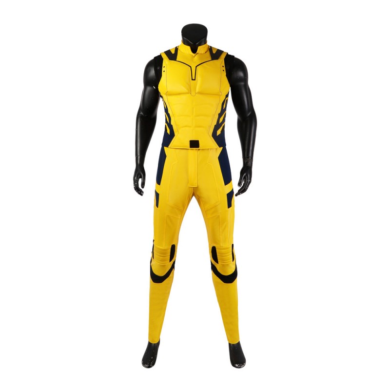 Wolverine Yellow Costume Deadpool 3 James Logan Howlett Halloween Cosplay Suit
