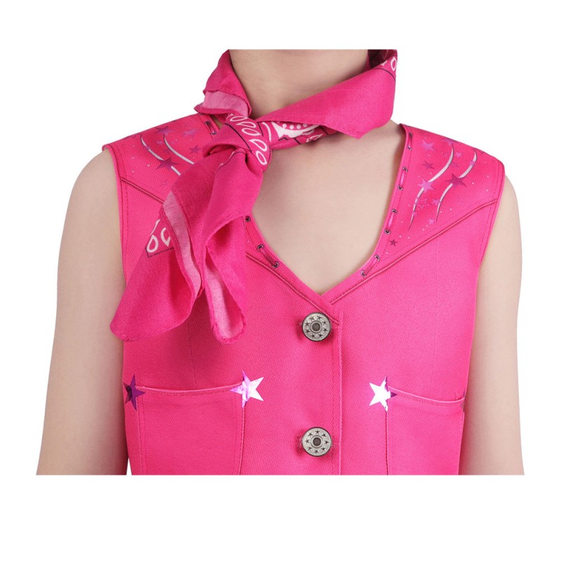 Kids Babi Costume 2023 Doll Movie Babi Pink Cosplay Suit