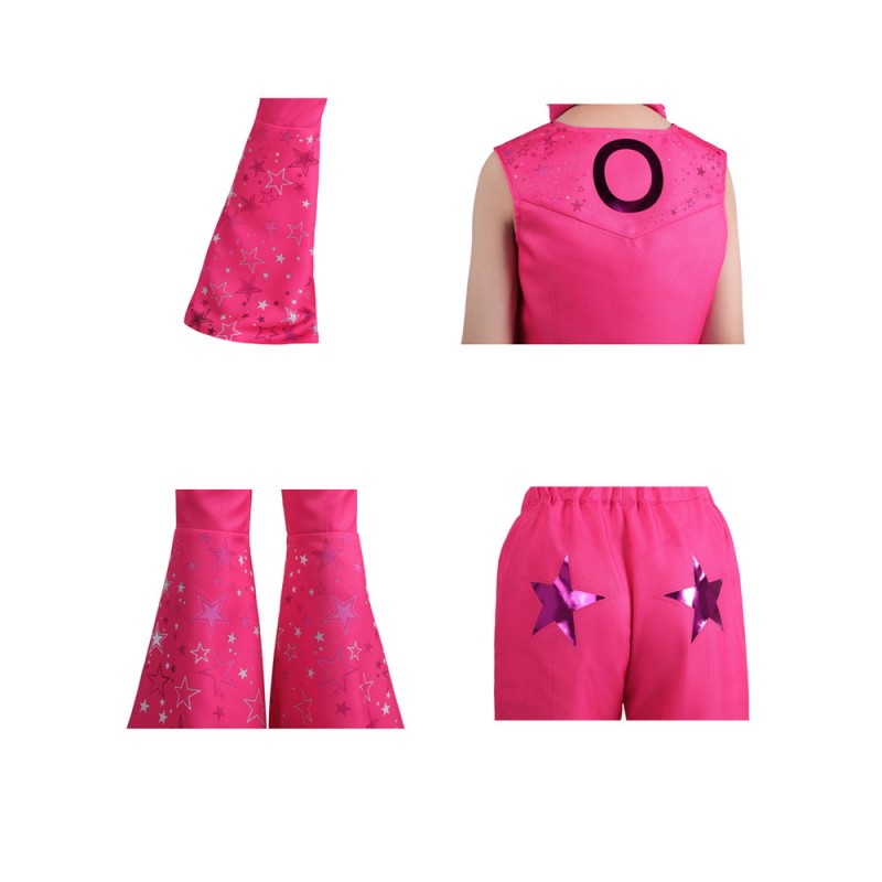 Kids Babi Costume 2023 Doll Movie Babi Pink Cosplay Suit