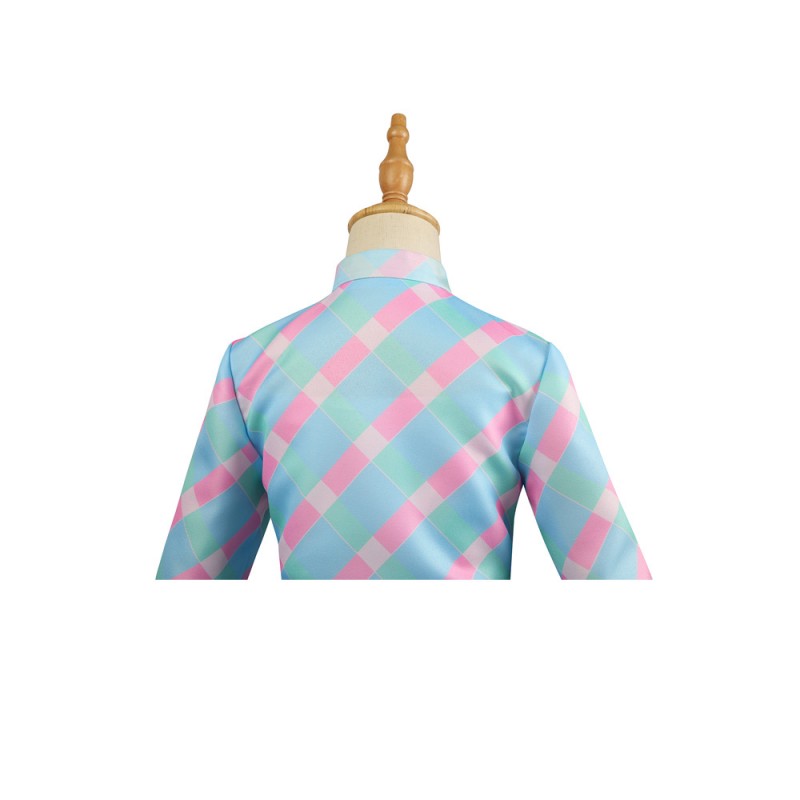 Kids 2023 Movie Babi Halloween Costume Blue Dress Cosplay Suit