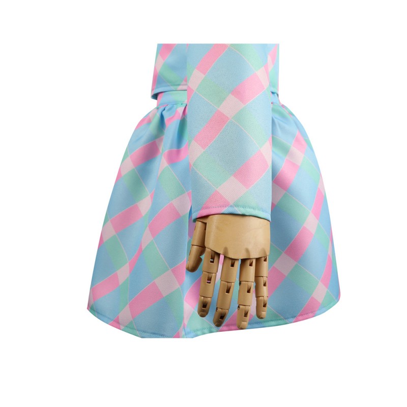 Kids 2023 Movie Babi Halloween Costume Blue Dress Cosplay Suit