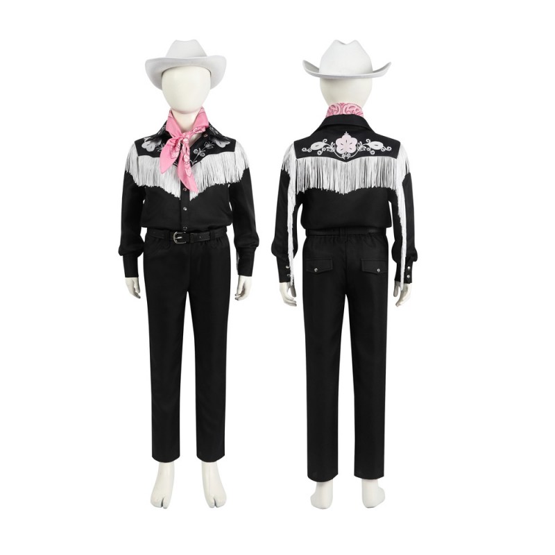 Kids Babi Ken 2023 Film Costume Cowboy Ken Cosplay Suit - Champion Cosplay