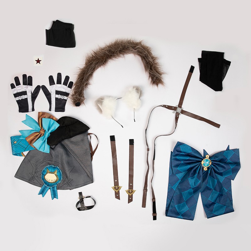 Genshin Impact Cosplay Costumes Lynette Outfits