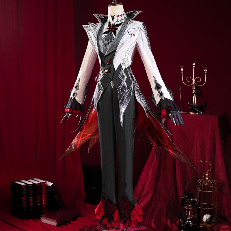 Arlecchino Costume Genshin Impact Female Cosplay Outfit