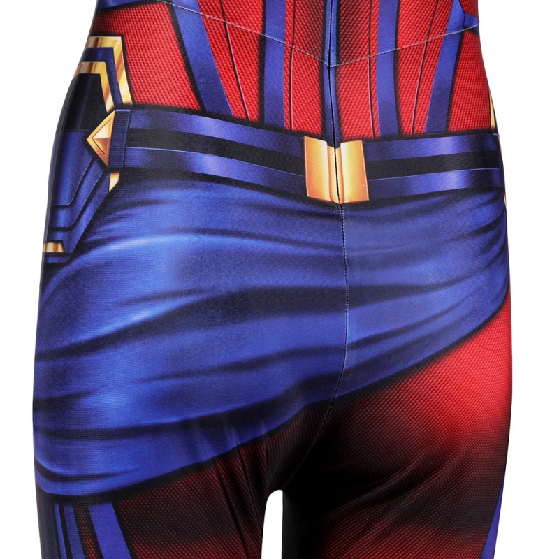 2023 Captain Marvel Jumpsuit Avengers Endgame Carol Danvers Cosplay Costumes