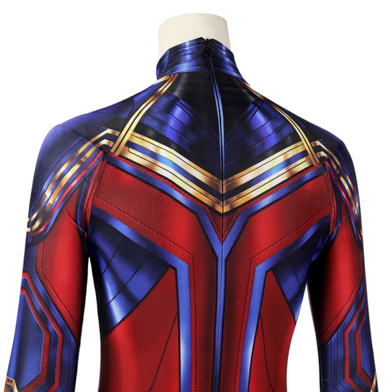2023 Captain Marvel Jumpsuit Avengers Endgame Carol Danvers Cosplay Costumes