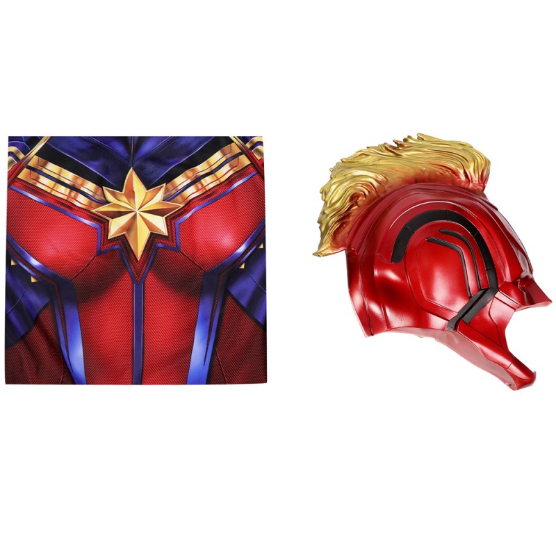 2023 Captain Marvel Jumpsuit Avengers Endgame Carol Danvers Cosplay Costumes