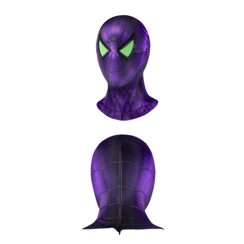 Spiderman Jumpsuit Spider-Man Miles Morales Purple Suit Cosplay Costume