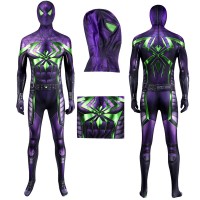 Spiderman PS5 Jumpsuit Spider-Man Miles Morales Purple Reign Suit Cosplay Costume