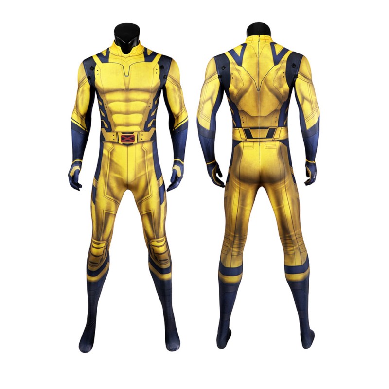 Wolverine Jumpsuit Deadpool 3 Yellow Cosplay Costumes