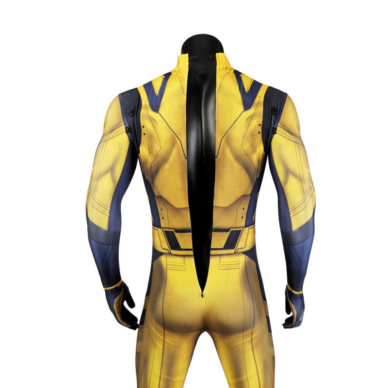 Wolverine Jumpsuit Deadpool 3 Yellow Cosplay Costumes