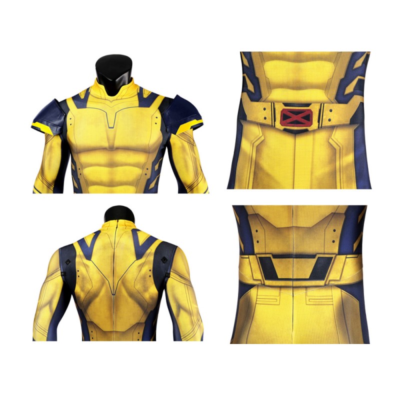 Wolverine Jumpsuit Deadpool 3 Yellow Cosplay Costumes