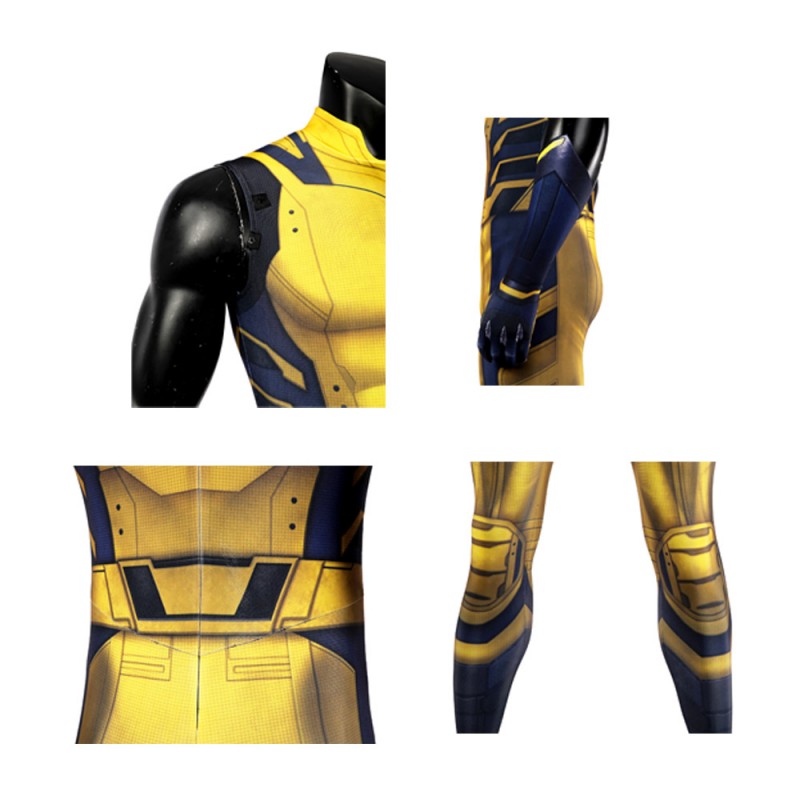 Deadpool 3 Wolverine Jumpsuit 2024 Deadpool Wolverine Cosplay Costumes