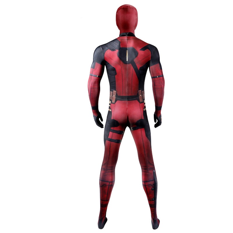 Deadpool 3 Jumpsuit Deadpool Wade Wilson Red Cosplay Costume