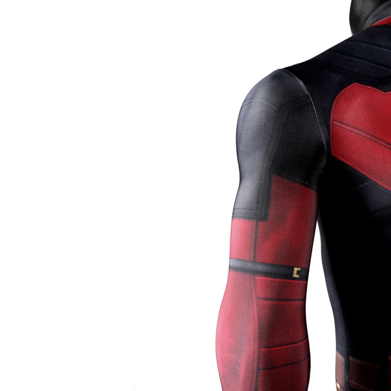 Deadpool 3 Jumpsuit Deadpool Wade Wilson Red Cosplay Costume