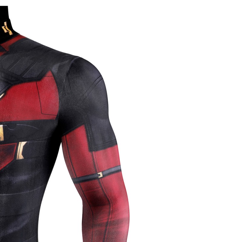 Deadpool 3 Jumpsuit Deadpool Wade Wilson Red Cosplay Costume