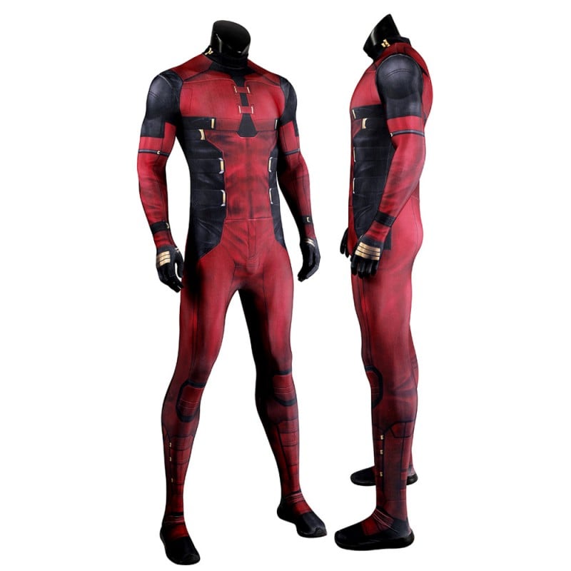 Wade Wilson Jumpsuit Deadpool 3 Cosplay Costume With Accessories