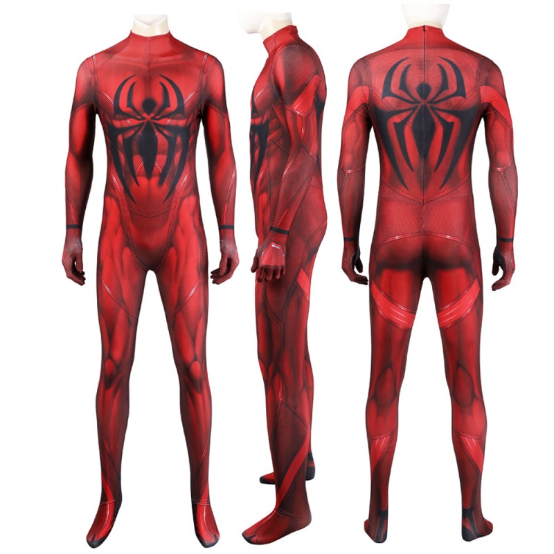 Scarlet Spider Ben Reilly Jumpsuit Spider-Man Across The Spider-Verse Cosplay Costumes