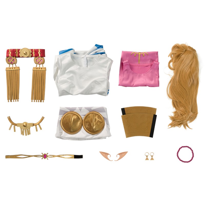 New Princess Zelda Costume Super Smash Bros Cosplay Suit The Legend of Zelda Dress
