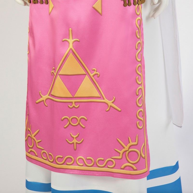 New Princess Zelda Costume Super Smash Bros Cosplay Suit The Legend of Zelda Dress