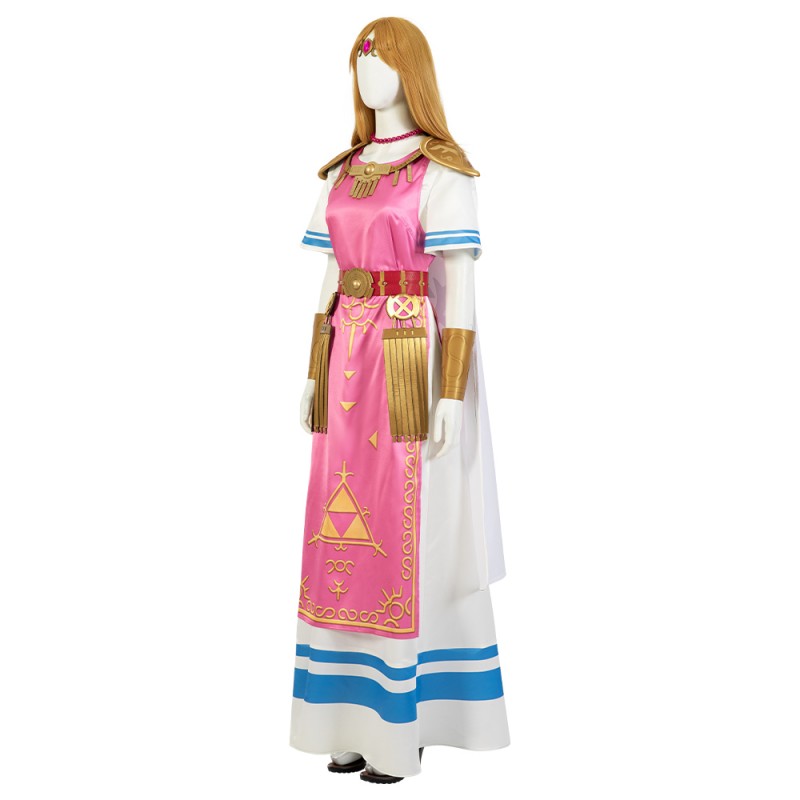 New Princess Zelda Costume Super Smash Bros Cosplay Suit The Legend of Zelda Dress