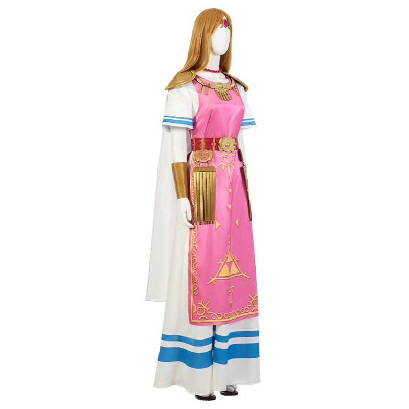 New Princess Zelda Costume Super Smash Bros Cosplay Suit The Legend of Zelda Dress